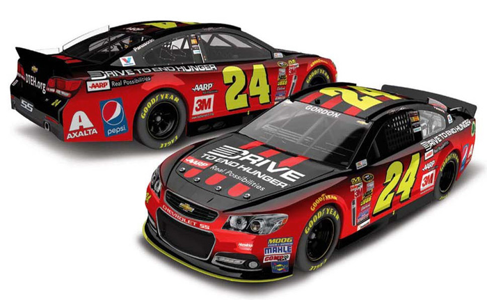 2015 Jeff Gordon #24 AARP Drive to End Hunger 1/64 Diecast
