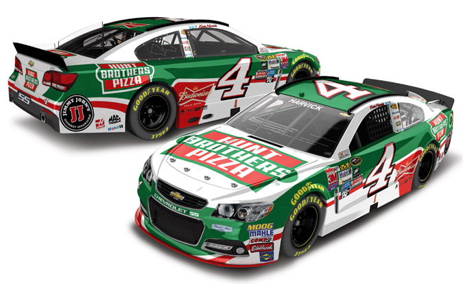 2015 Kevin Harvick #4 Hunt Bros Pizza Chevrolet SS 1:64 Scale 