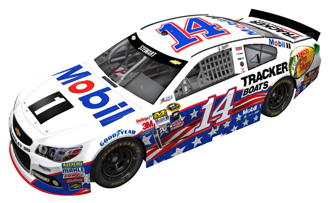 2014 TONY STEWART #14 Bass Pro Test Car 1:64 Action Diecast In Stock 