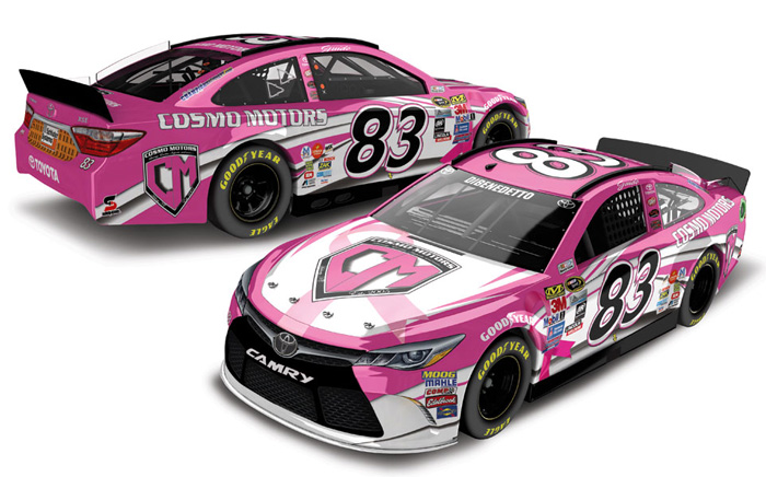 NASCAR 2016 MATT DIBENEDETTO # 83 COSMO MOTORS 1/64 DIECAST CAR NASCAR 2016 MATT DIBENEDETTO # 83 COSMO MOTORS 1/64 DIECAST CAR