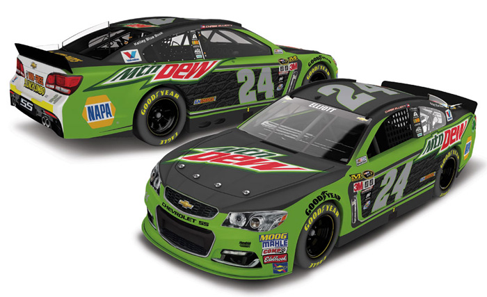 chase elliott snowball derby diecast