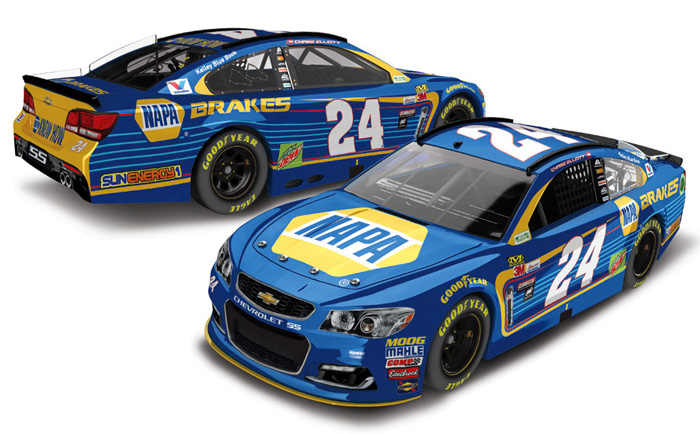 chase elliott championship diecast car