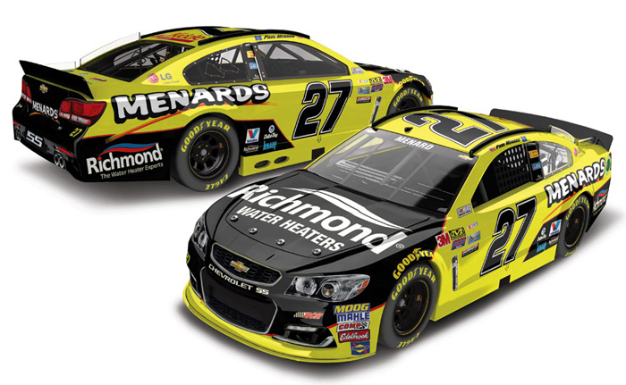 paul menard diecast cars
