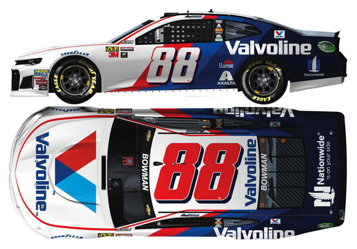 Details about   Alex Bowman #88 Nationwide Patriotic 2018 Chevrolet Camaro 1/64 Diecast Car