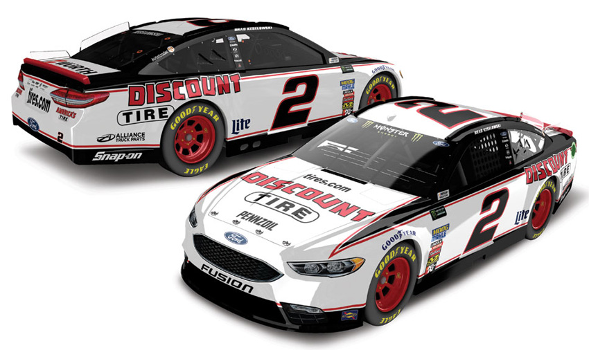 2018 Brad Keselowski #2 Discount Tire 1/64 Diecast