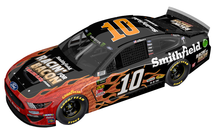 NASCAR Authentics 2019 Wave 10 Aric Almirola #10 Smithfield 1/64 Diecast 