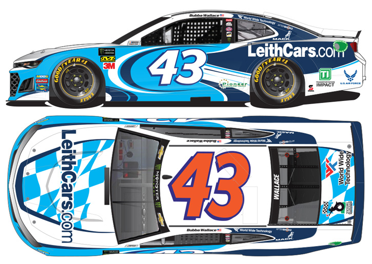 #43 RPM CAMARO NASCAR 2019 VICTORY JUNCTION Darlington Bubba Wallace 1:64 