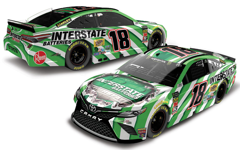 【35％OFF】 Batteries Interstate #18 Busch Kyle 2019 NASCAR 1/24 ELITE ミニカー