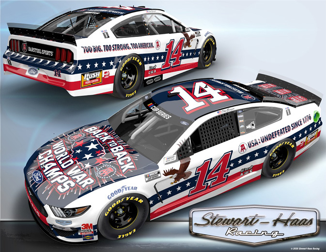 #14 Clint Bowyer 2018 STEWART HAAS RACING FAN CLUB FORD 1/64 FREE SHIP IN STOCK 