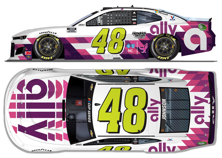 Jimmie Johnson 2019 Wincraft #48 Ally 4.5x5.5 Multi Use Decal FREE SHIP 
