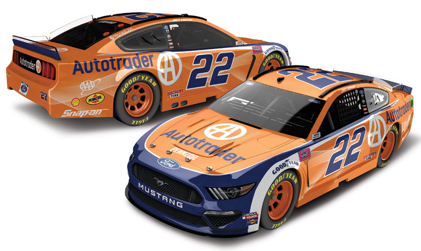 2018 Joey Logano #22 AutoTrader FORD FUSION 1:64 ACTION NASCAR IN STOCK 
