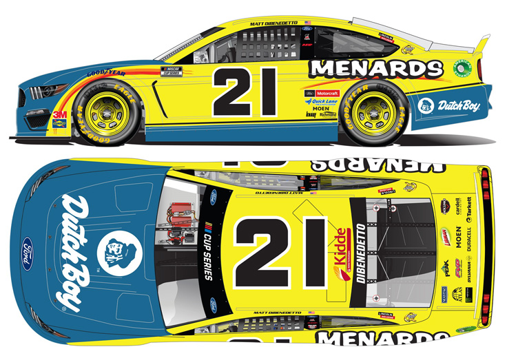 2021 Matt DiBenedetto #21 Dutch Boy 1/64 Diecast (June)