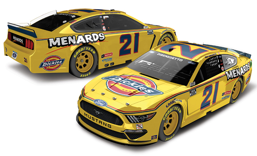 2021 Matt DiBenedetto #21 Dickies 1/24 Diecast (Feb)