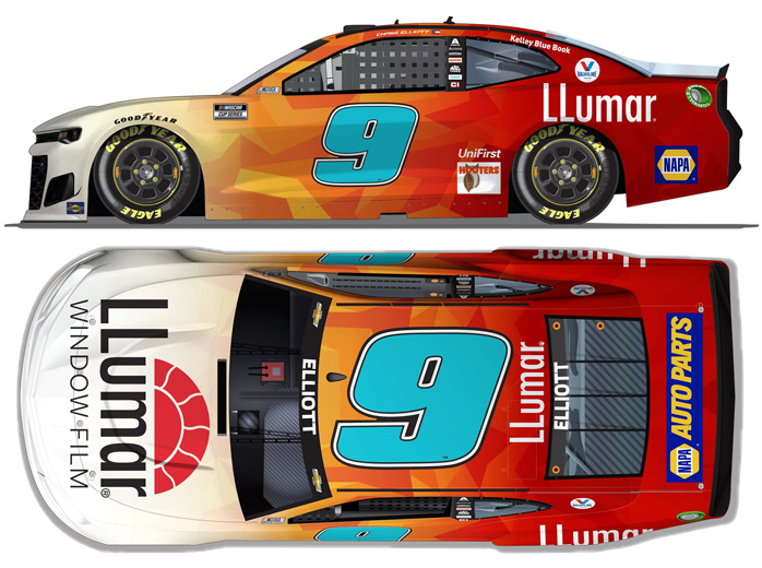 NASCAR Authentics 2021 Wave As1 #9 Unifirst Chevrolet Chase Elliott for sale online 