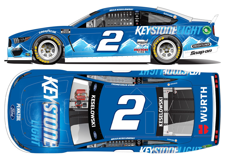 brad keselowski diecast 1 64
