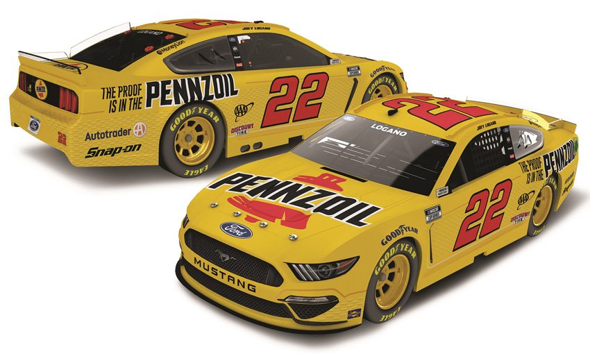 2021 JOEY LOGANO #22 Pennzoil 1:64 In Stock Free Shipping 