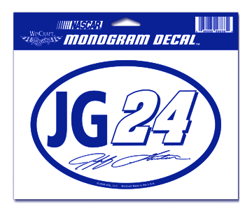 24 Jeff Gordon Nascar Monogram Decal