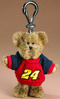#24 Jeff Gordon - Boyds Bear Keychain