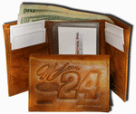 #24 Jeff Gordon - Embossed Leather Wallet