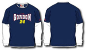 #24 Jeff Gordon - Layered Long Sleeve T-Shirt