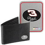 #3 Dale Earnhardt - Leather Bi-Fold Money Clip