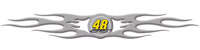 #48 Jimmie Johnson 3-D Auto Graphic Decal