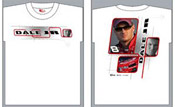 #8 Dale Earnhardt Jr - White Youth T-Shirt
