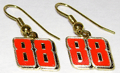 #88 Dale Earnhardt Jr - Wire Earrings