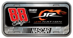 #88 Dale Earnhardt Jr / JR Nation - Domed Metal Plate
