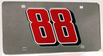 #88 Dale Earnhardt Jr - Laser Tag / Mirror License Plate