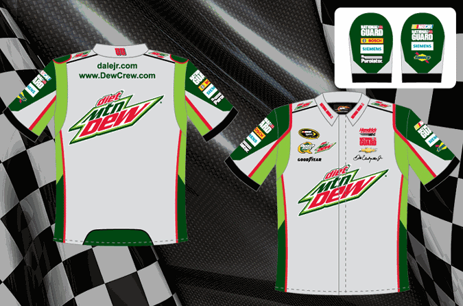 dale earnhardt pit crew shirt