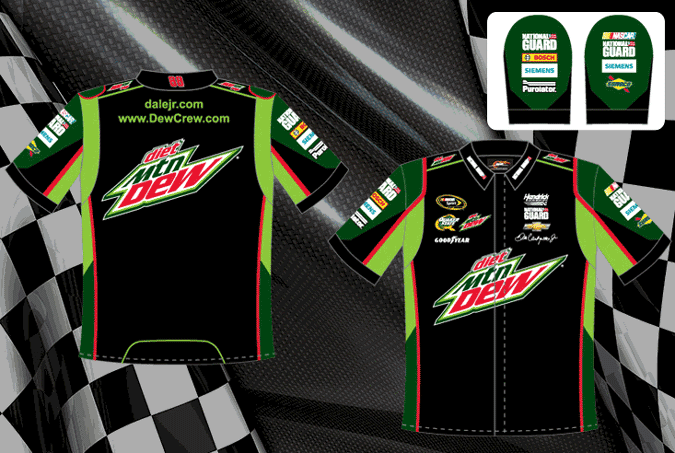 dale earnhardt pit crew shirt