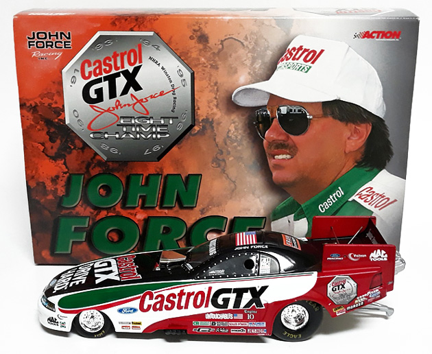 1999 John Force Castrol GTX / 8x Champion NHRA Funny Car 1/24 Diecast