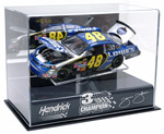 Jimmie Johnson 2008 NASCAR Sprint Cup 3x Champion - Diecast Display Case