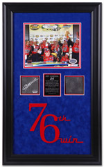 Jeff Gordon 76th Win / Framed Autographed Tire