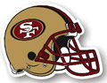 San Francisco 12 NFL Helmet Vinyl Magnet