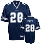 Felix Jones #28 Dallas Cowboys - Navy NFL Replica Jersey