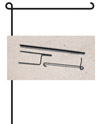 Garden Flag Display Pole