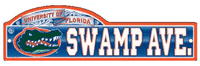 Florida Gators / Swamp Ave - Street Sign