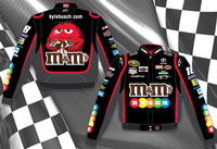 #18 Kyle Busch 11 M&Ms - Black NASCAR Uniform Jacket