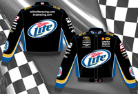 #2 Brad Keselowski 11 Miller Lite - Black NASCAR Uniform Jacket