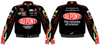 #24 Jeff Gordon 10 Dupont - Black NASCAR Uniform Jacket
