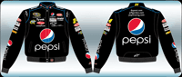 #24 Jeff Gordon 10 Pepsi - Black NASCAR Uniform Jacket