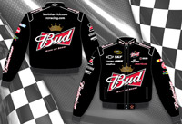#29 Kevin Harvick 11 Budweiser - Black NASCAR Uniform Jacket