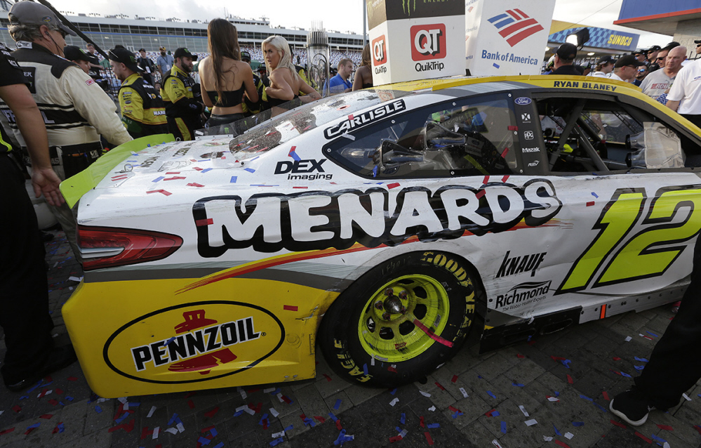 ryan blaney roval win diecast