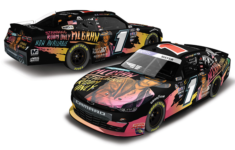 NASCAR 2023 Sam Mayer #1 Tim McGraw – Diecast 1:64 Lionel, Xfinity Series