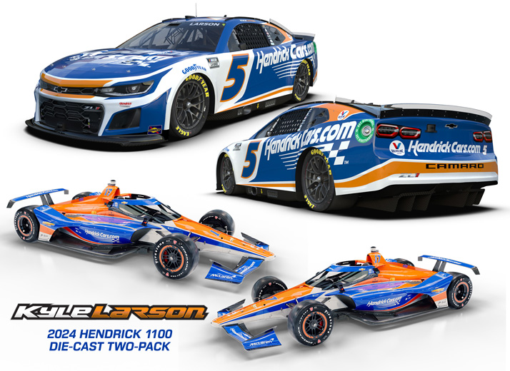 2025 Kyle Larson "Hendrick 1100" 2Car 1/64 Diecast Set