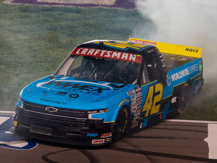 2023 Carson Hocevar 42 Worldwide Express Texas Win Raced NASCAR 2023-carson-hocevar-42-worldwide-express-texas-win-raced-nascar