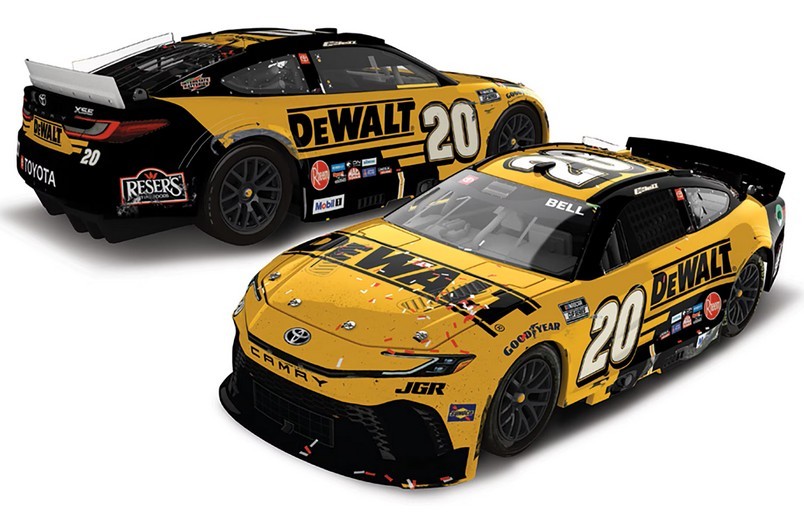 2025 Christopher Bell #20 DEWALT - Atlanta Win / Raced NASCAR 1/64