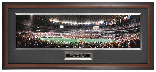 Houston Oilers / The Astrodome - NFL Framed Panoramic